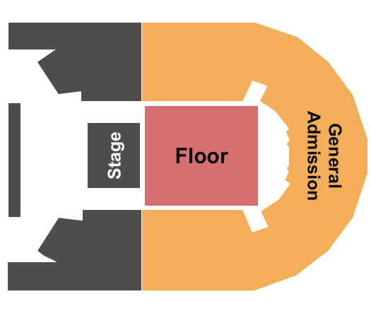 Mohegan Sun Arena at Casey Plaza GA Floor/GA100-200 Seating Chart